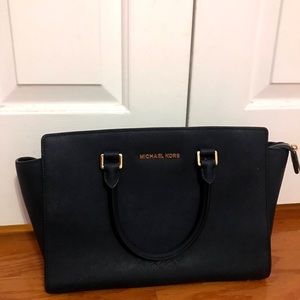 Michael Korea Selma Saffiano Satchel Purse